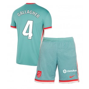 Atletico Madrid Conor Gallagher #4 Dětské Venkovní dres komplet 2024-25 Krátký Rukáv (+ trenýrky)